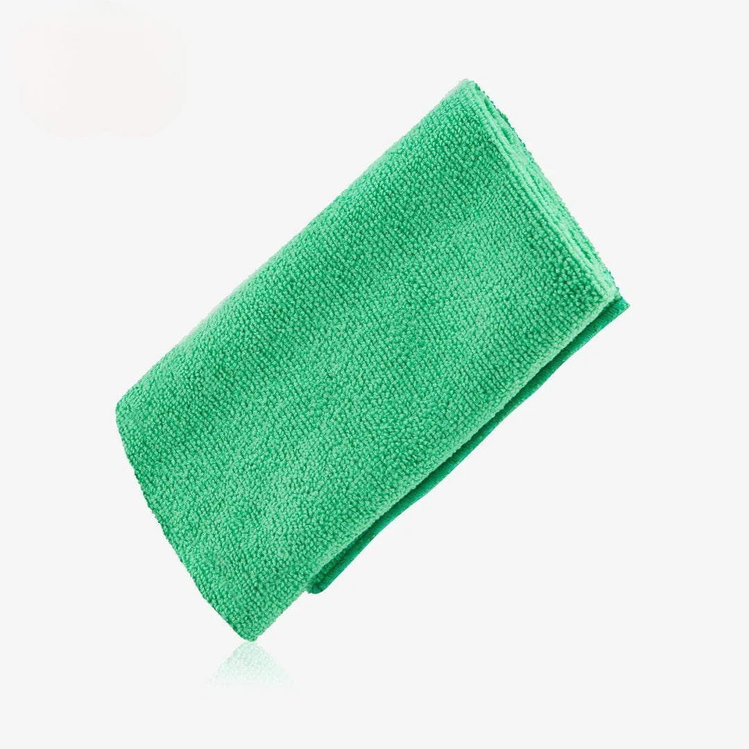 Chiffons microfibres vert x2